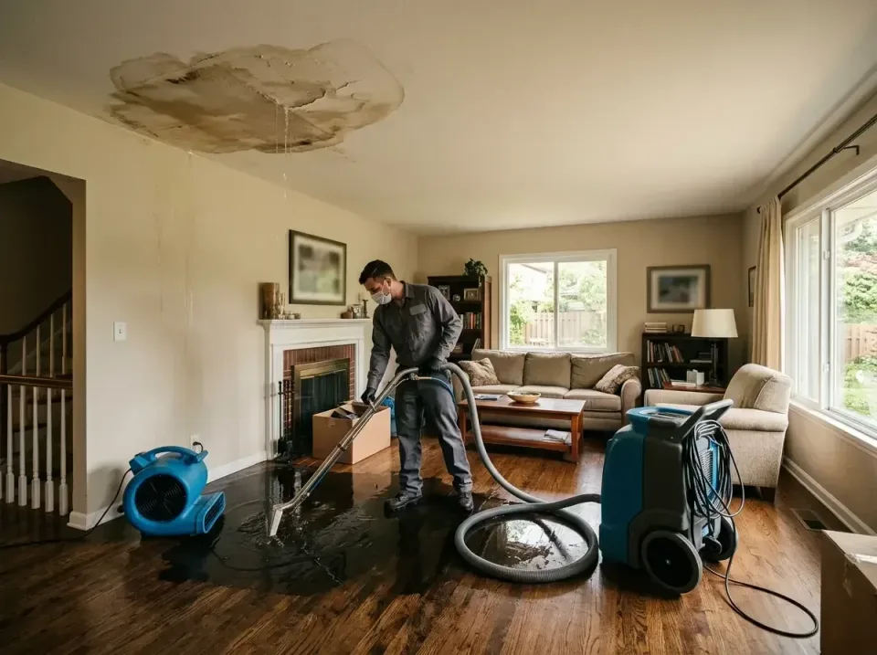 attic-pipe-burst-ceiling-drip-008 — frequently asked questions, Water Damage Restoration & Carpet Care in Winthrop Harbor, IL